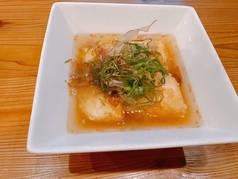 砂ずりポン酢/あげだし豆腐