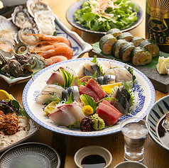 厳選された新鮮な魚介類！