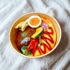 オムライスとハンバーグの焼き野菜Box(弁当)