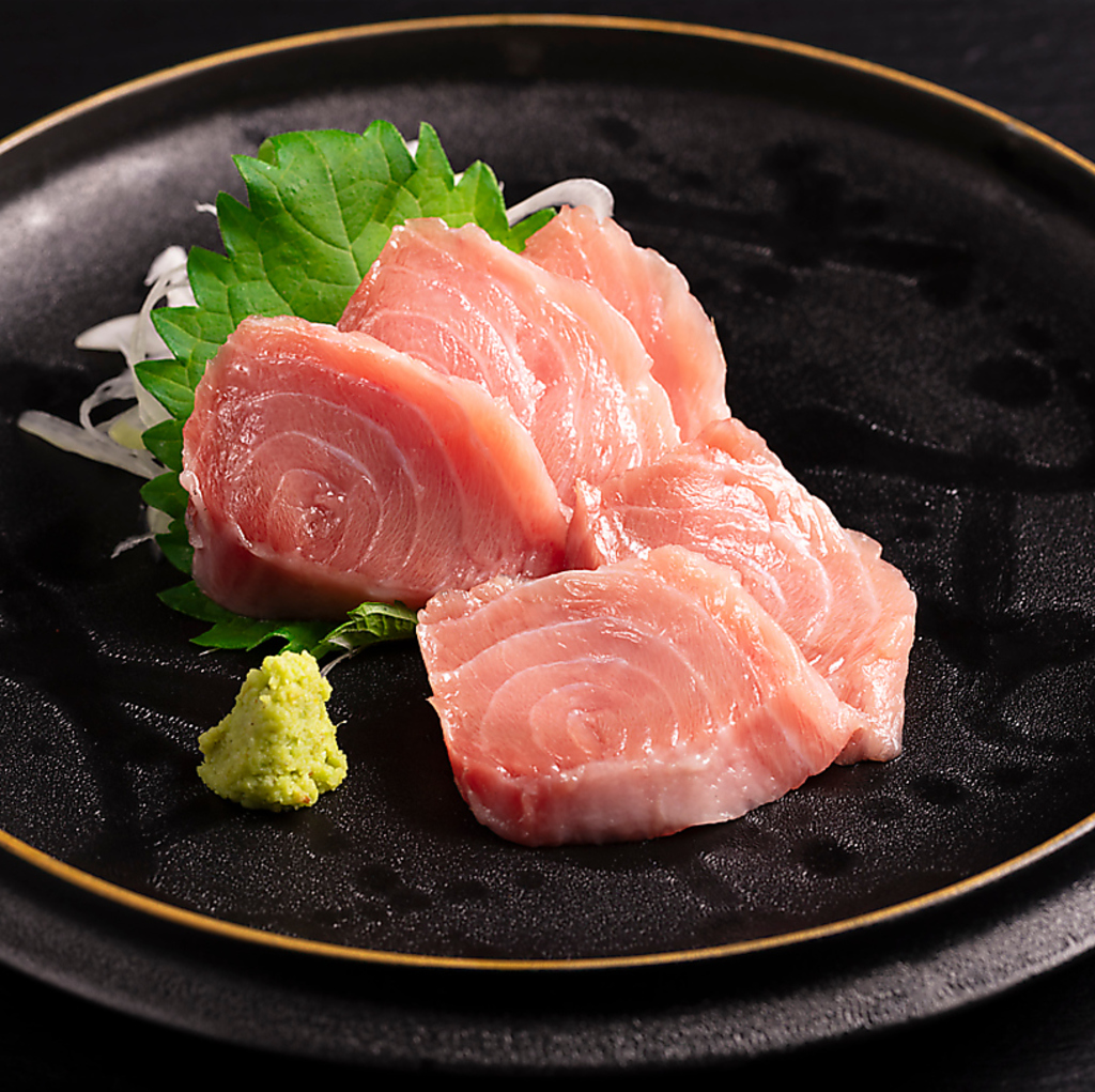【ディナー】鮪仲卸だからこそ味わえる、鮪希少部位刺し