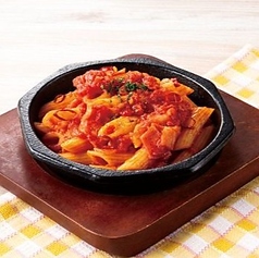 鉄板ペンネ アラビアータ