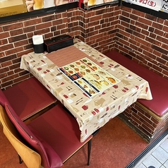 4名様テーブル席です。