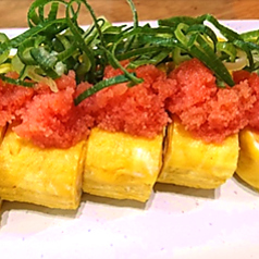 だし巻き玉子 明太子のせ