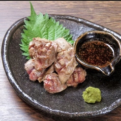砂肝の柚子胡椒添え