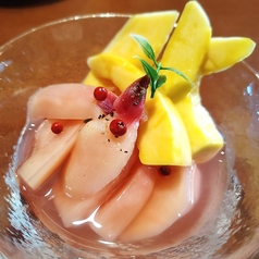 新生姜とコリンキーの自家製甘酢漬け