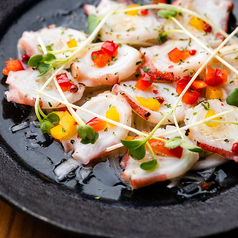 水タコの炙りカルパッチョ