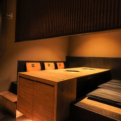 完全個室。掘り炬燵席。