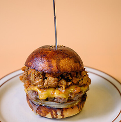 プルドポークチーズバーガー