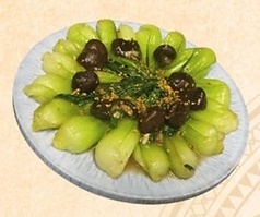 青梗菜と茸炒め