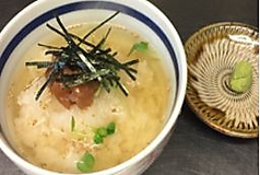 おろし茶漬け(鮭・梅・野沢菜)