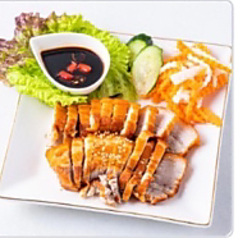 カリカリ豚バラ焼き.