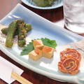 料理メニュー写真 奈良珍味三種盛り