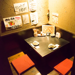 大人デートにピッタリの、ムードに酔える「カップル個室」もございます。