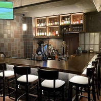 広々としたカウンターも完備