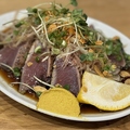 料理メニュー写真&nbsp;カツオ薬味たたき