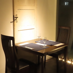 ゆっくりとお料理楽しめます。
