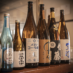 厳選の焼酎も取り揃えております！