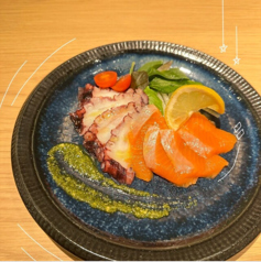 2種鮮魚のカルパッチョ