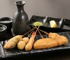 串カツ盛り合わせ(5本)