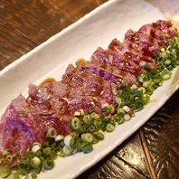 絶品の和牛たたきがおすすめ♪