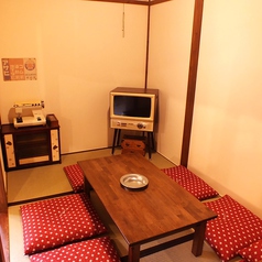 昭和時代の茶の間を演出した座敷半個室席