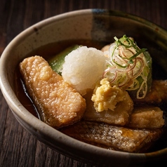 鮭と生麩の揚げおろし