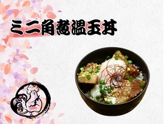 ミニ角煮温玉丼