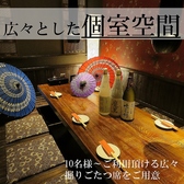 松山市駅から徒歩1分！改札を出て西に50mほど進んだところにお店があります。駅チカだから迷う心配もなく、飲んだあとの帰り道も安心です。