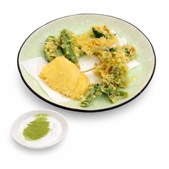 春の野菜天麩羅盛り
