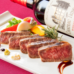 昼夜対応～メイン牛ウチヒラステーキ付コースあります♪