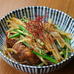 アンコウと野菜の麻婆炒め