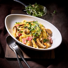 ホタテときのことベーコンのバター醤油