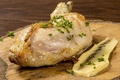料理メニュー写真 【肉塊単品】赤城鶏モモ肉のロースト
