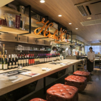インテリアにこだわったスタイリッシュな店内♪