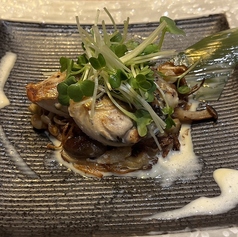 牡蠣ときの子の特製クリームソース の写真