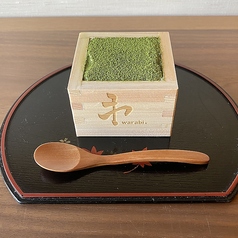 抹茶を贅沢に使用した和スイーツへの想い◎