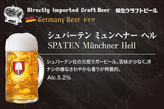 シュパーテン社「ミュンヘナーヘル」 ALC5.2％