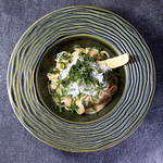 北限しらす×大葉風味のたらこバターが絶妙にマリアージュした、地元の味を堪能できる和風パスタです