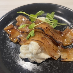 お肉が乗ったポテトサラダ