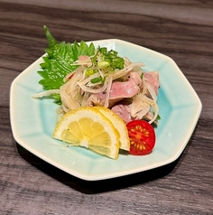 砂ずりの冷製コンフィ