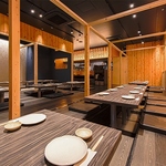 全席掘りごたつ席でゆったりと！最大60名までの宴会可能！