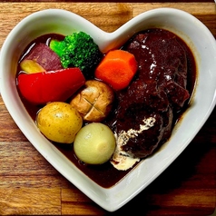 3種の肉より選べる自家製ビーフシチュー(肩ロース・・タン・ホホ肉)