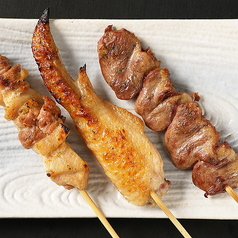 炭火焼き鳥おまかせ3種盛り