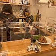 ライブ感あふれる特等席のカウンター♪