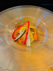 自家製彩り野菜のピクルス