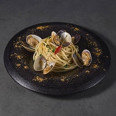 アサリとからすみのペペロンチーニスパゲッティーニ オレガノ風味