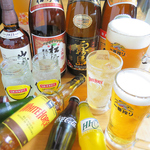 当店のドリンクは単品でもコスパ抜群◎アルコールは275円(税込)～、ソフトドリンク220円(税込)から！