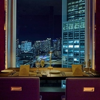 夜景の楽しめるレストラン