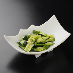 キュウリとニンニク和え