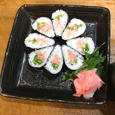 ネギトロ巻き 味噌汁付き